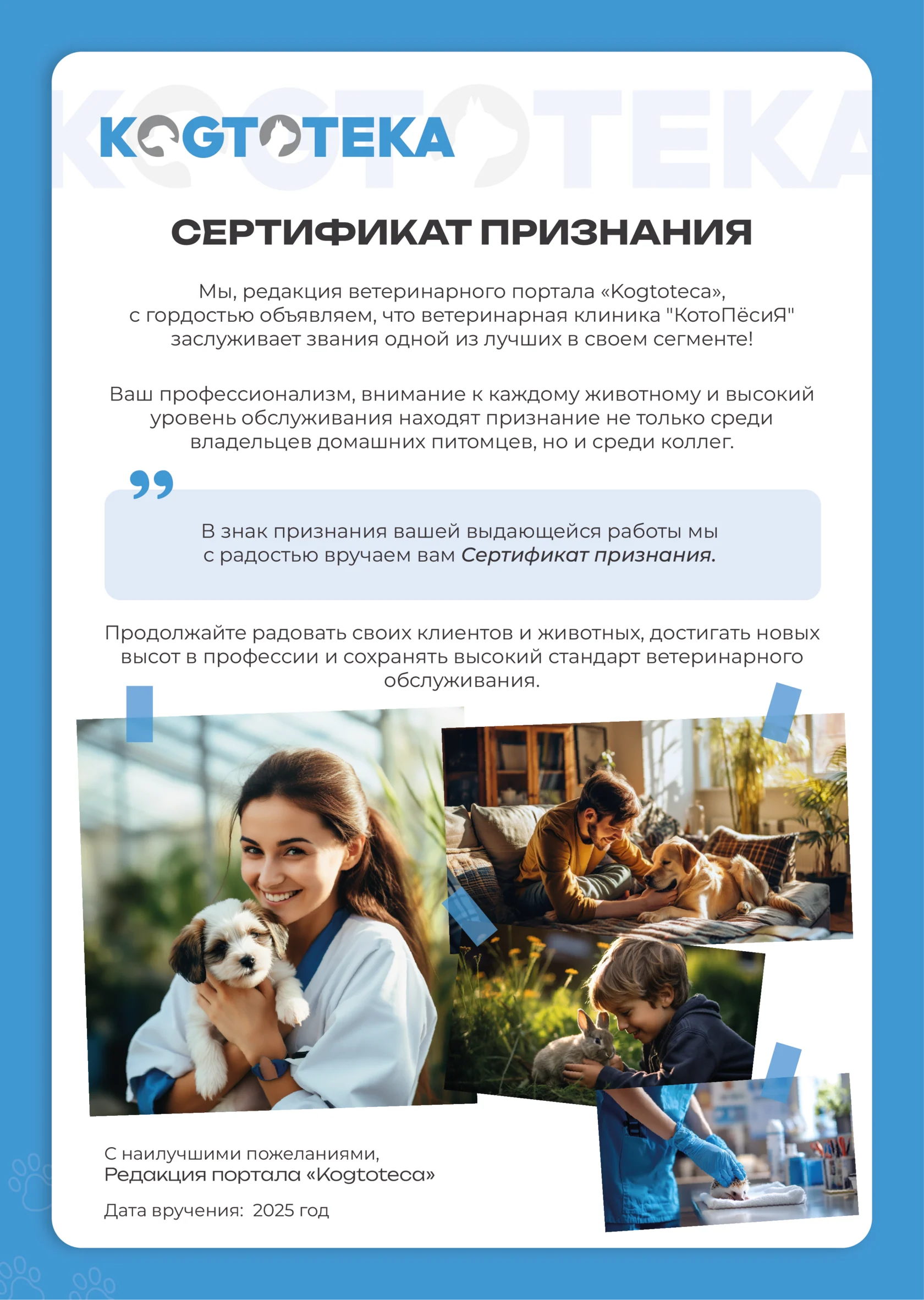 Ветеринарная клиника "КотоПёсиЯ" город Дзержинск